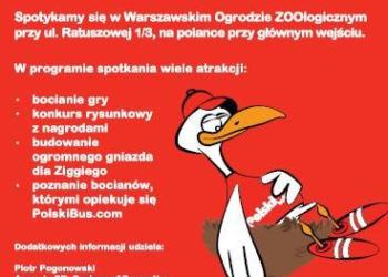 Rodzinne atrakcje w warszawskim ZOO – dołącz do zabawy z PolskiBus.com i bocianem Ziggi