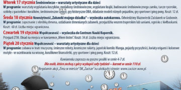 Zima w mieście z Domem Kultury Zacisze