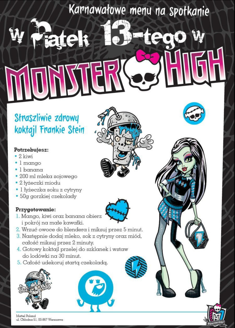 Karnawałowe menu na spotkanie w piątek 13-tego