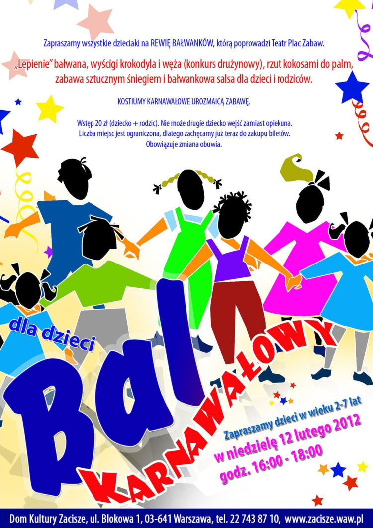 BAL KARNAWAŁOWY DLA DZIECI