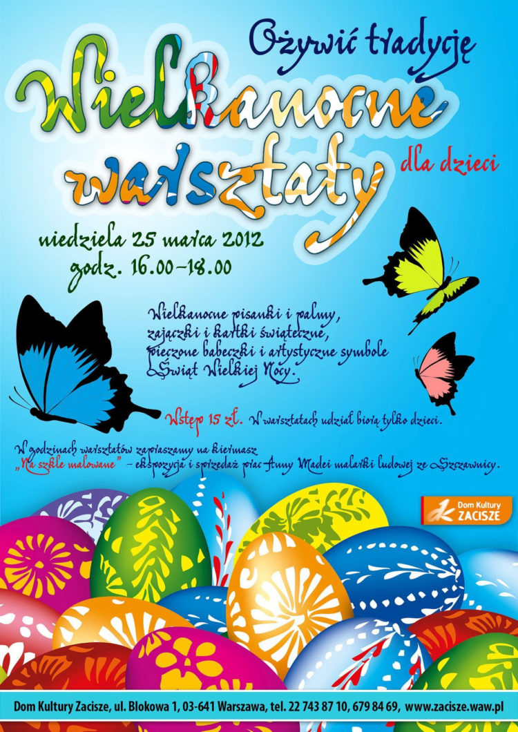 „Ożywić tradycję” wielkanocne warsztaty artystyczne dla dzieci