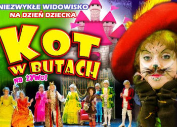 Niezwykłe widowisko na Dzień Dziecka. Kot w Butach na żywo w Sali Kongresowej