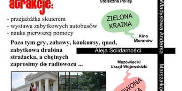 DZIEŃ DZIECKA na Bankowym czerwona, błękitna i zielona kraina czekają