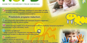 „Przedszkole przyjazne maluchom” – nowy projekt Komitetu Ochrony Praw Dziecka