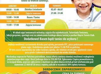 Wakacje z Okęcie Tennis Club 2012