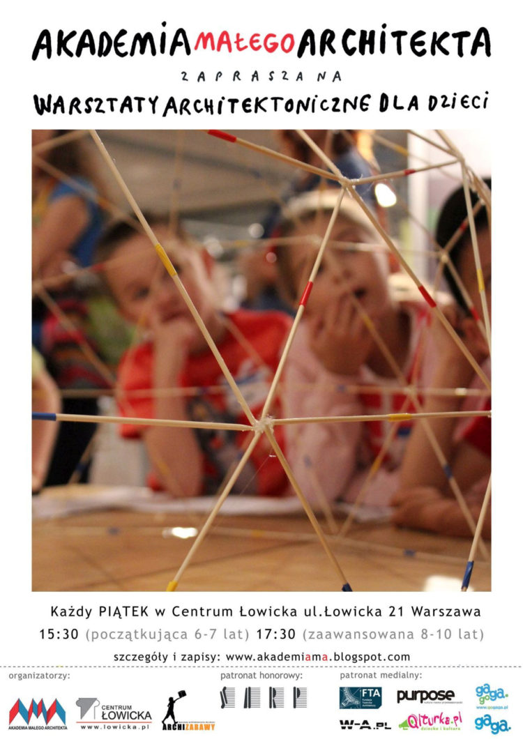 Akademia Małego Architekta rusza z kolejną serią warsztatów dla najmłodszych!