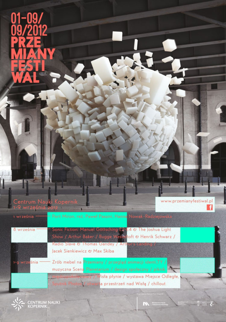 Niezwykłe wydarzenie już wkrótce! W dniach 1-9 września FESTIWAL PRZEMIANY 2012 w Centrum Nauki Kopernik