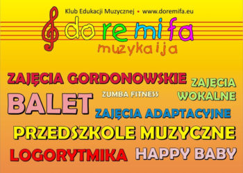 Grafik zajęć na rok szkolny 2012/2013 w Klubie Edukacji Muzycznej DO-RE-MI-FA