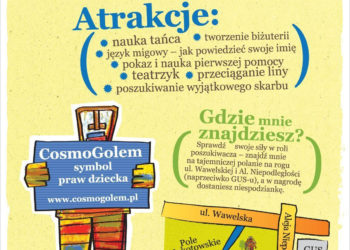 COSMOGOLEM – warszawski wielkolud– zaprasza dzieci na urodziny!