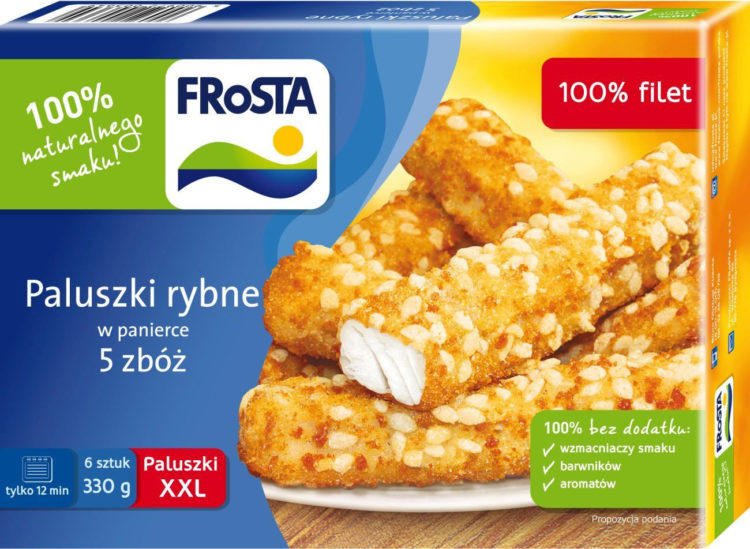 Paluszki rybne w panierce 5 zbóż – nowość marki FRoSTA