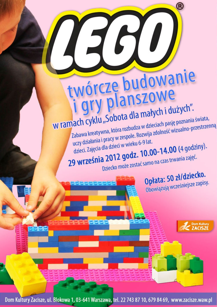 LEGO twórcze budowanie i gry planszowe