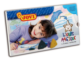 Trójkątne kredki – misie