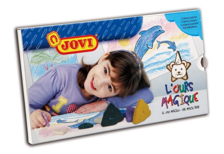 Trójkątne kredki – misie