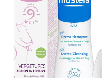 Świąteczne zestawy kosmetyków Mustela® 9 Miesięcy dla mamy z prezentem Mustela® Bébé dla maluszka