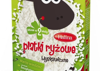 Porcja zdrowia i naturalnej energii. Płatki ryżowe błyskawiczne dla dzieci marki Halina