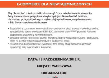 E -COMMERCE DLA NIEWTAJEMNICZONYCH