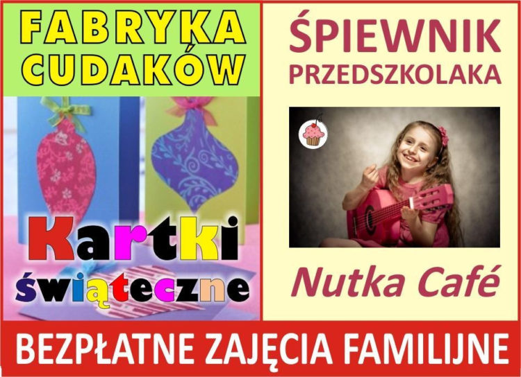 ZAJĘCIA: Fabryka Cudaków i Śpiewnik Przedszkolaka – 01.12.2012