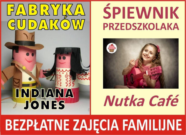 Fabryka cudaków  – Indiana Jones  – bezpłatne zajęcia plastyczne dla przedszkolaków już w tą sobotę!