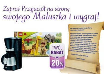 Zaproś przyjaciół na fotostronę Maluszka. Czas trwania: 20.11-20.12.2012