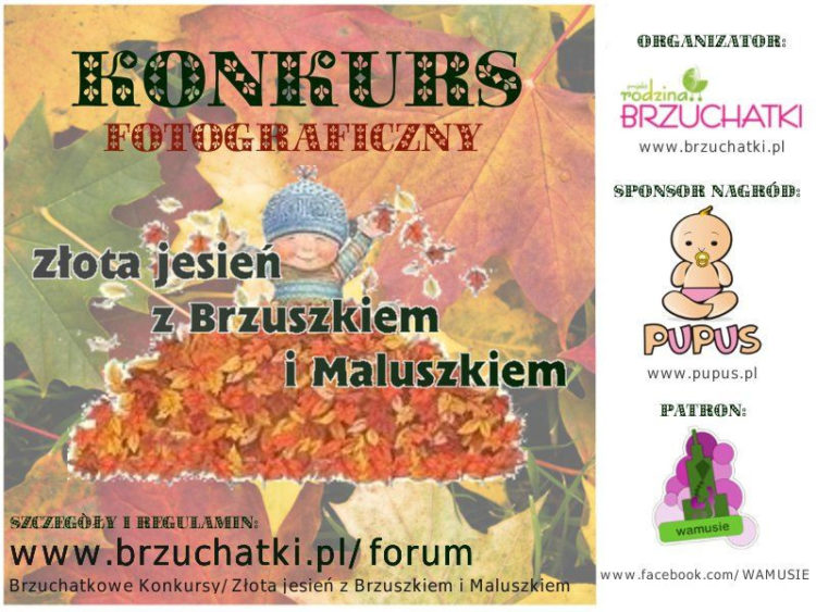Konkurs fotograficzny – złota jesień z Brzuszkiem i Maluszkiem