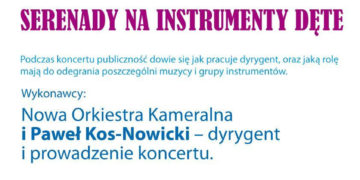 KONCERT: Serenady na instrumenty dęte 09.12.2012