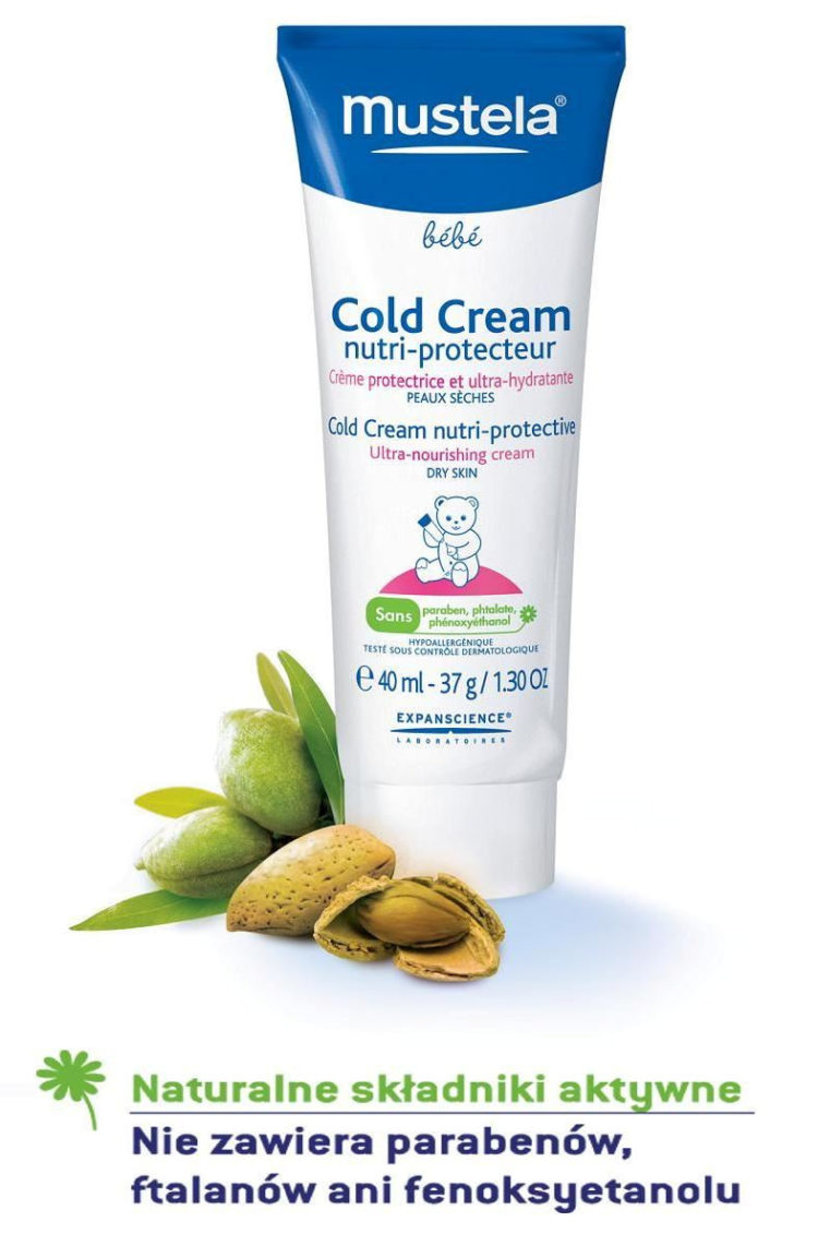 Zimowa pielęgnacja delikatnej skóry dziecka  Z Mustela® Bébé Cold Cream