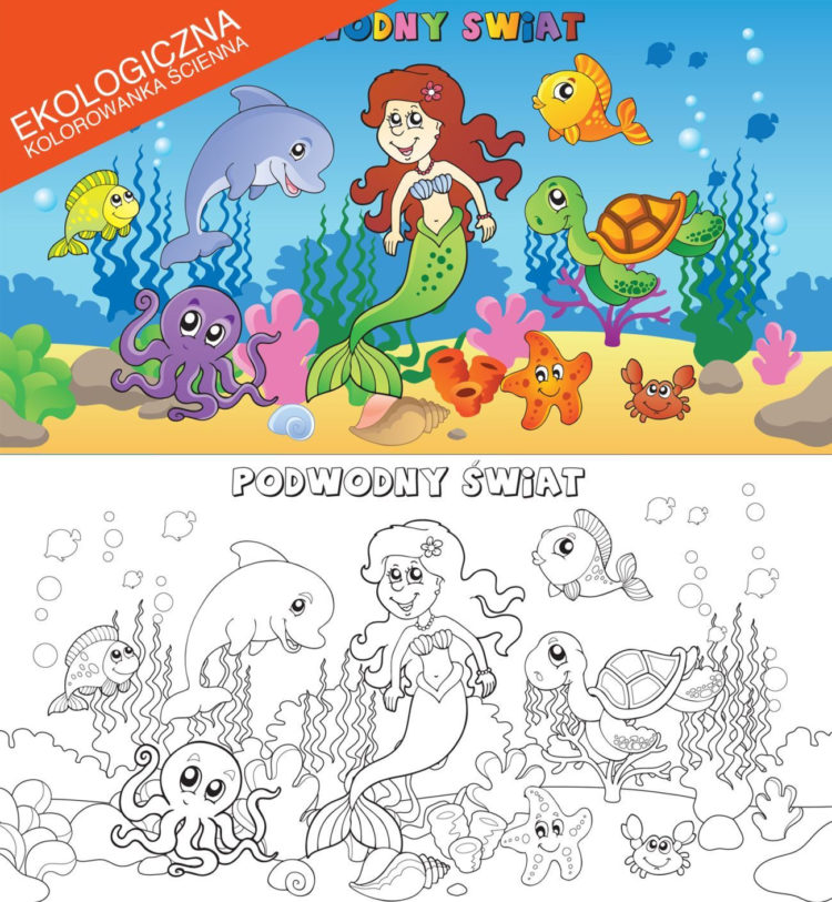 Ekologiczna kolorowanka ścienna – niezastąpiona w dziecięcym pokoju