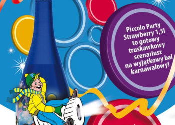 Magiczny bal karnawałowy z Piccolo Party Strawberry 1,5l!