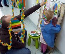 ZAJĘCIA: Zajęcia plastyczne dla maluszków z rodzicami w Fundacji Atelier  – od 12.01.2013 (cyklicznie)