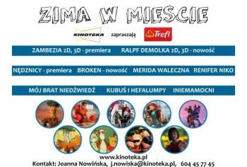 Kinoteka wraz z firmą Trefl zaprasza na 9 niezwykłych tytułów dla dzieci i młodzieży w ramach Zimy w Mieście.