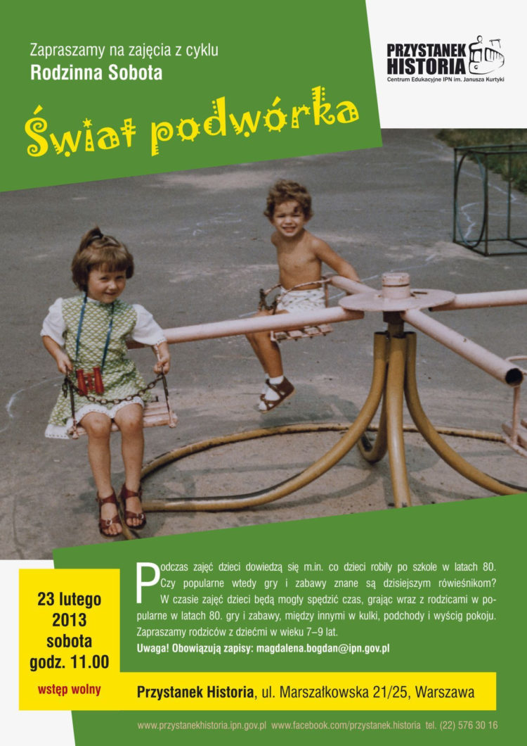 IMPREZA: Z cyklu Rodzinna Sobota zajęcia Świat podwórka – 23.02.2013