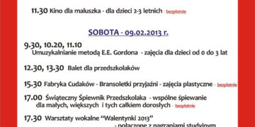 ZAJĘCIA: Weekend w Nutka Cafe  – 8-10.02.2013