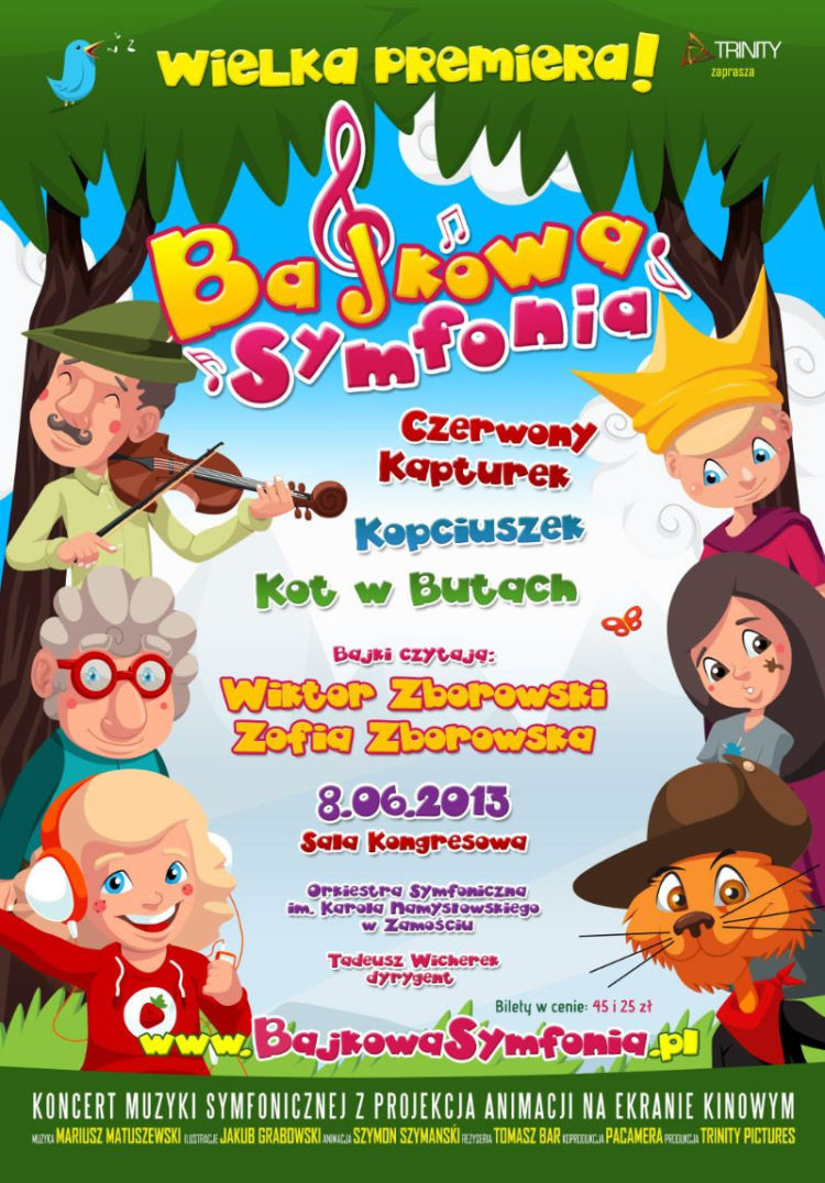 Bajkowa Symfonia – Pierwszy polski koncert filmowy dla dzieci