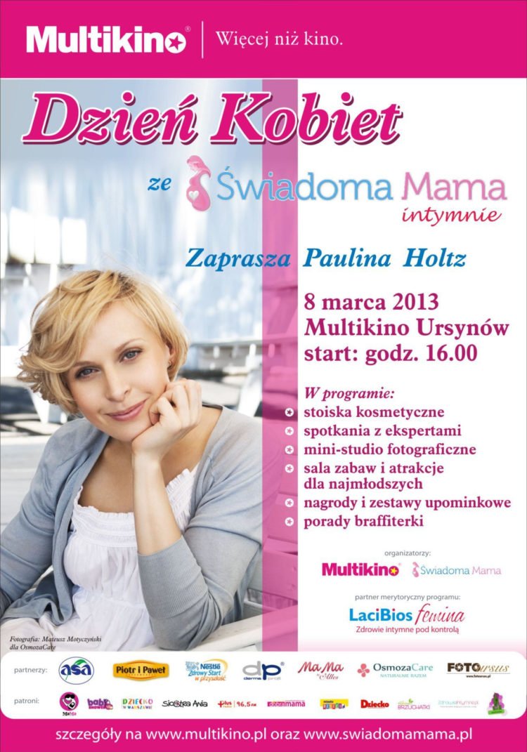 SPOTKANIE: Dzień Kobiet ze Świadomą Mamą w Multikinie Ursynów 08.03.2013