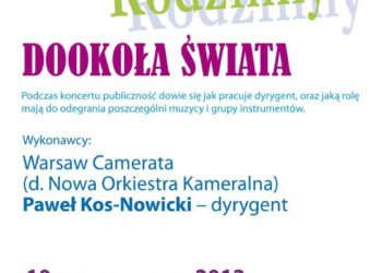 KONCERT: KONCERT RODZINNY „DOOKOŁA ŚWIATA” – 10.03.2013
