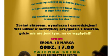 WARSZTATY: Warsztaty z plastyki teatru 13.03.2013