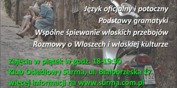 KURS: MIĘDZYPOKOLENIOWY KURS JĘZYKA WŁOSKIEGO od 08.03.2013