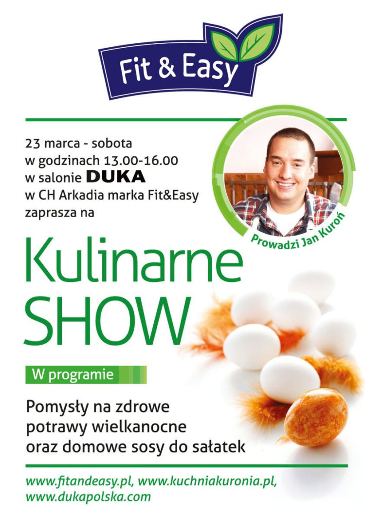 IMPREZA: Show kulinarne z Janem Kuroniem w DUKA – 23.03.2013
