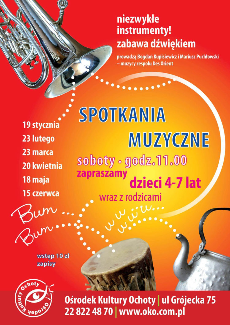 WARSZTATY: „GRAJĄCA KUCHNIA” – DULUK, GARNKI I CZAJNICZEK – 23.03.2013