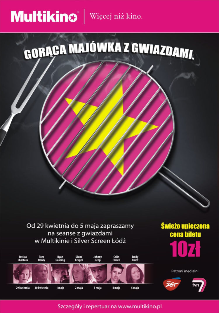 KINO: Gorąca majówka z gwiazdami tylko w Multikinie! – 29.04 – 05.05.2013