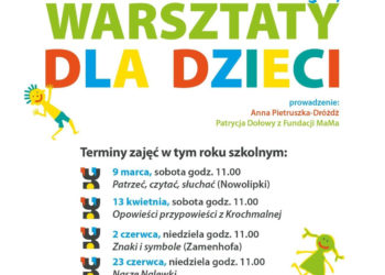 WARSZTATY: Warsztaty dla dzieci w wieku 3-9 lat pt. „Opowieści-przypowieści z Krochmalnej” – 13.04.2013