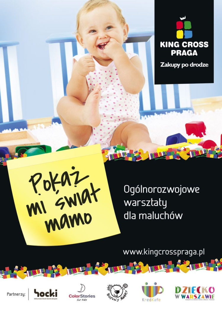 Warsztaty ogólnorozwojowe dla dzieci w wieku od 1 do 4 lat  w Centrum Handlowym King Cross Praga. Wywiad z Gabrielą Przychocką i Julią Wrońską z grupy animacyjnej Sowaliska