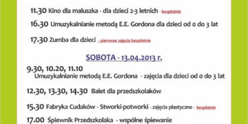 ZAJĘCIA: Weekend w Nutka Cafe – 12-14.04.2013