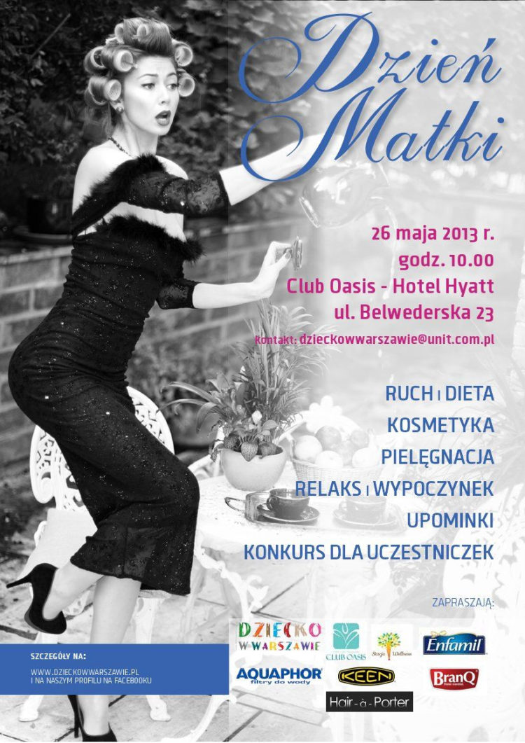 IMPREZA: Dziecko w Warszawie dla Mam – 26.05.2013