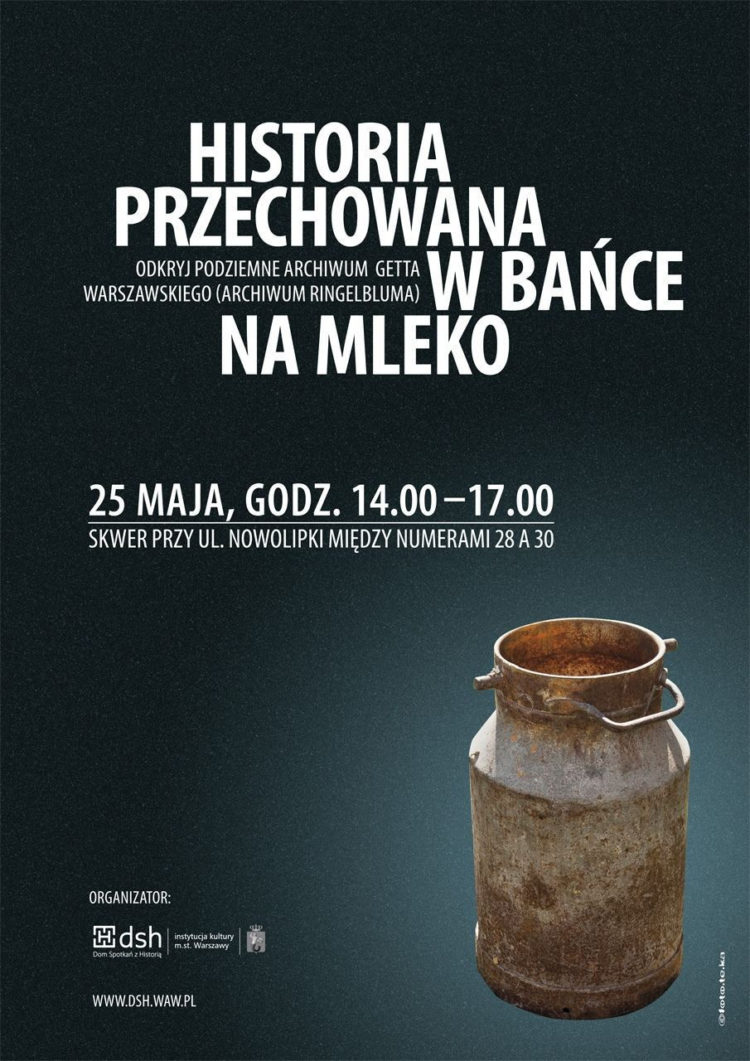 ZAJĘCIA: HISTORIA PRZECHOWANA W BAŃCE NA MLEKO Spacery i warsztaty na Muranowie – 25.05.2013
