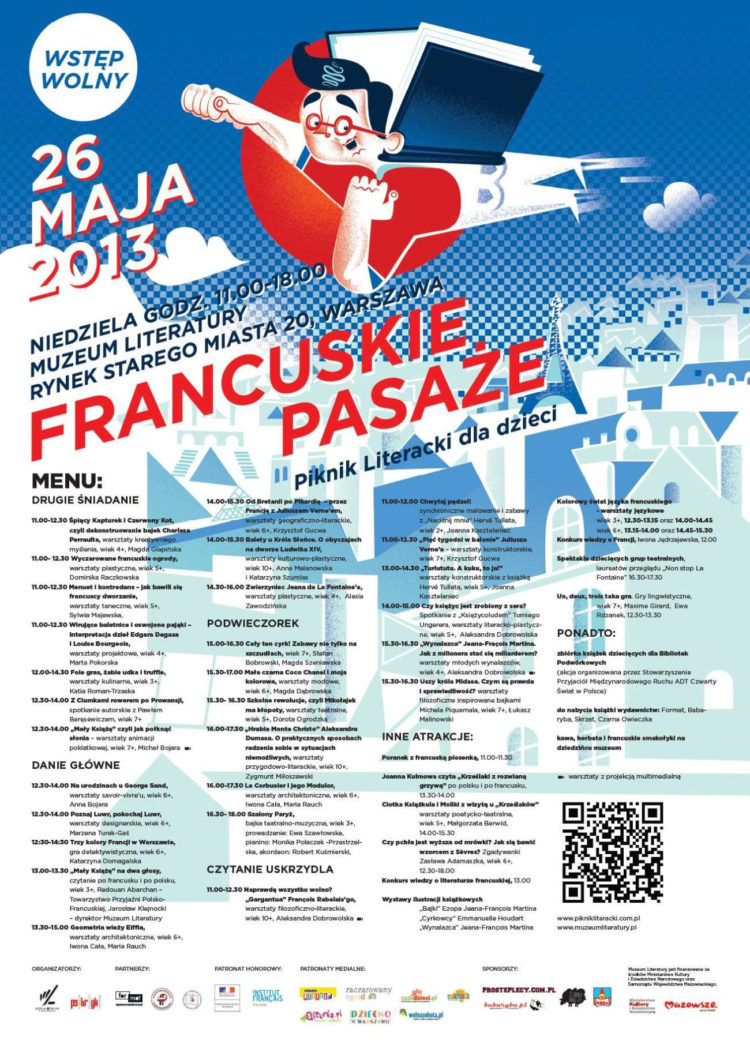 IMPREZA: Piknik literacki dla dzieci Francuskie pasaże  – 26.05.2013