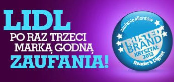 Lidl Marką Godną Zaufania według konsumentów