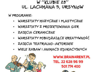 Wakacyjne Warsztaty – MALI KREATYWNI