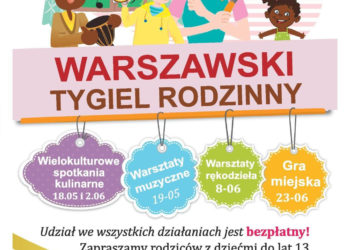 SPOTKANIE: Warszawski Tygiel Rodzinny w Fundacji dla Somalii od 18.05.2013 cykl pięciu weekendowych spotkań dla rodziców i dzieci