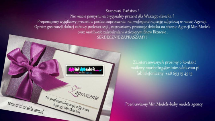 Nie macie pomysłu na oryginalny prezent dla Waszego dziecka ?